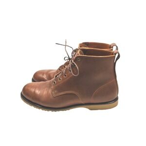 Rancourt & Co Harrison Boot Mens 11 D Leather Lace‎ Up Made in USA Patina Vibram